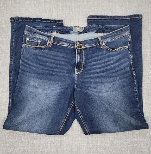 Torrid Luxe Slim Boot Dark Wash Stretch Denim Jeans. 24 Tall - Picture 2 of 12